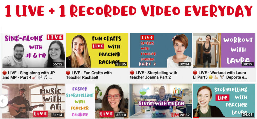Vídeos en inglés divertidos gratuitos para niños: videos y directos  diariamente en YouTube