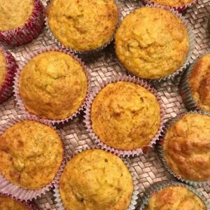 Receta de muffins saludables para niños